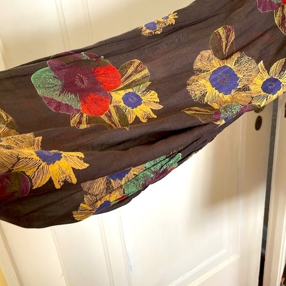 Free People Vintage,lined Dress with pockets, detailed trim flower‎ design Small - Picture 3 of 7